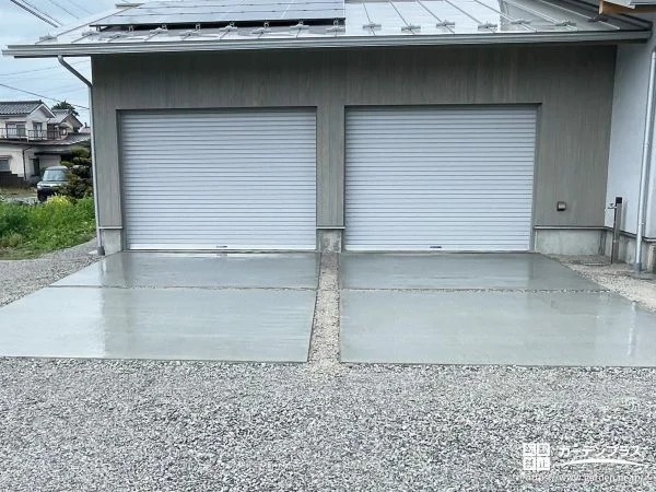 出入りがしやすく清潔感ある駐車スペースの土間コンクリート工事