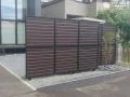 高さ2ｍの目隠しフェンスと植栽でつくる安心の庭