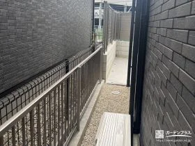 場所に合わせたフェンスで快適性とコストを両立[施工後]