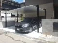 透過性の無いアルミ屋根のスタイリッシュカーポート