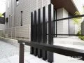 斜め前からの視線カットが得意なアルミ角柱