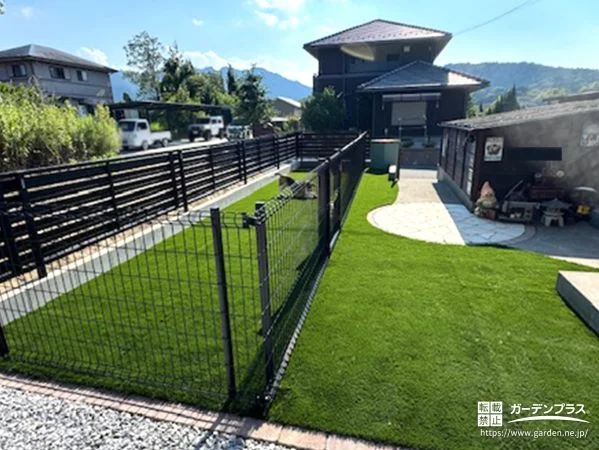 家族も愛犬ものびのび過ごせる ゾーニングで叶えた快適ドッグラン