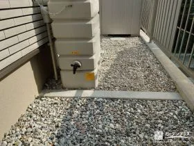 すっきりと整った犬走り[施工後]