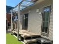 ウッドデッキとテラス屋根で使いやすく快適に整えたお庭周り工事