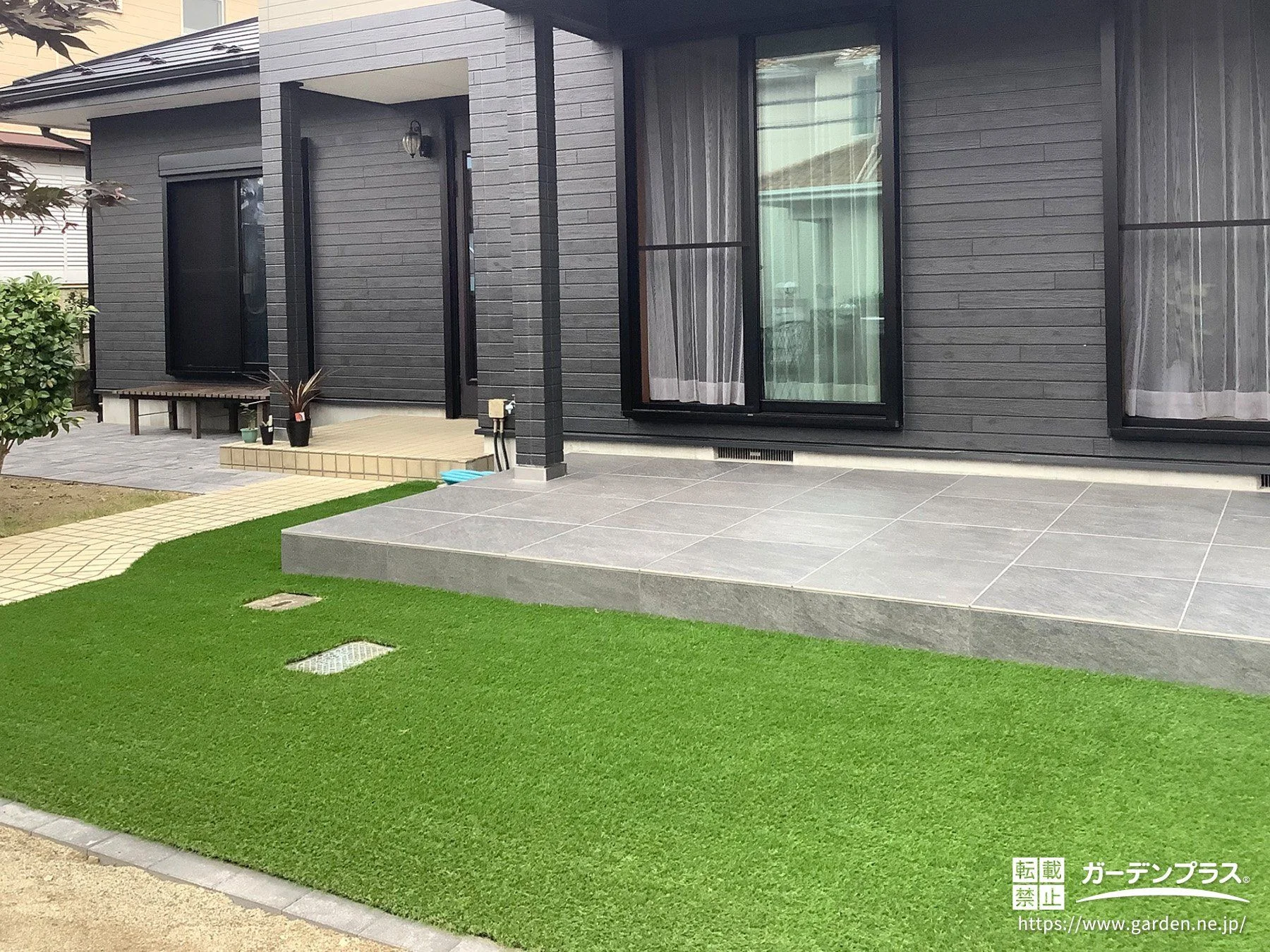 人工芝・工事費用100万円 ～ 150万円の外構施工例一覧 |画像表示| 外構工事のガーデンプラス
