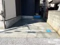 土間コンクリートの駐車スぺース