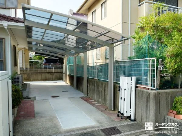 2台分の駐車スペースを整え快適にリフォームしたカーポート工事