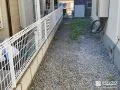 白いフェンスでお庭の印象が明るくなった境界フェンス設置工事