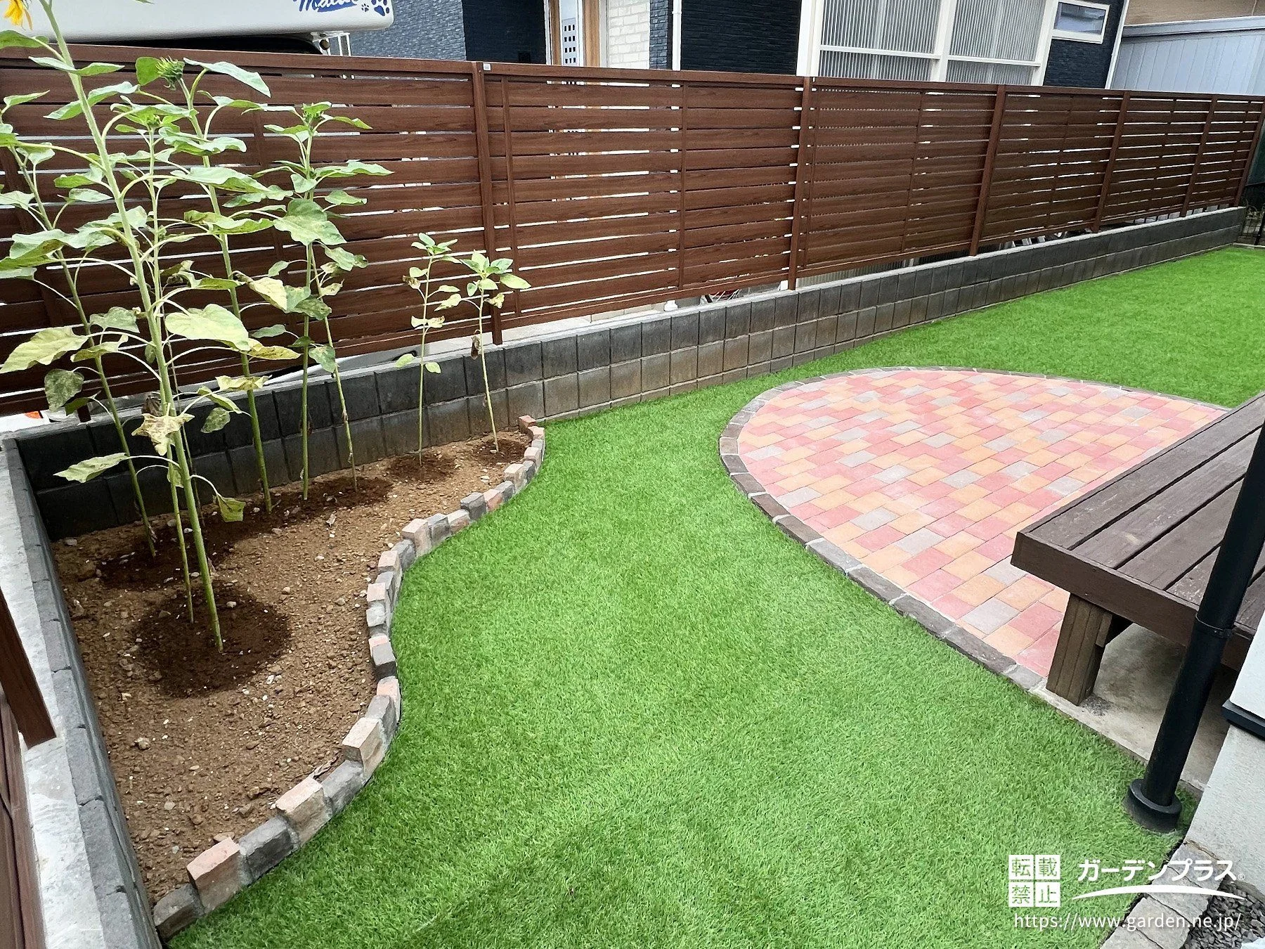 人工芝・工事費用50万円までの外構施工例一覧 |画像表示| 外構工事のガーデンプラス