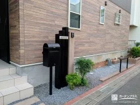 ナチュラルな門周りをスタイリッシュに美しくリフォームした工事