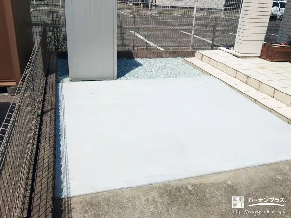 No.26976 物置周りをコンクリートで整えて使用しやすくしたリフォーム工事[施工後]