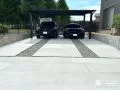 重厚感と機能美を兼ね備えたブラックスタイルのカーポート