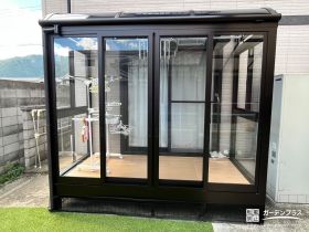 雨の日も安心して洗濯物干しができる快適なテラス囲い設置工事