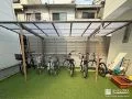 安心して使える防犯カメラ付きサイクルポートを設置した工事