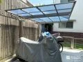 自転車やバイクも雨風から守るスタイリッシュなカーポート工事