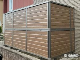 日々のお手入れの手間がかからない目隠しフェンス設置工事