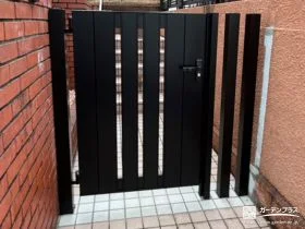 統一感を出した門周り[施工後]