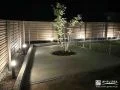お庭に照明を設置して楽しむナイトガーデン