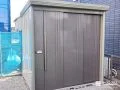 それぞれの使い勝手に合わせて選んだ2種類の物置設置工事