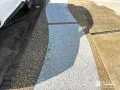 温かみのあるお色味の砂利を用いて仕上げた玄関アプローチ工事