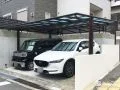 フラット屋根がモダンなお住まいにマッチするカーポート工事