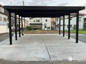 冬の暮らしを支える駐車スペースのリフォーム工事