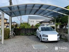 開放感あるデザインでお車を快適に停められる駐車スペース工事