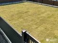 ワンちゃんが気持ち良く走り回れる天然芝を敷いたお庭工事