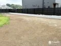 敷地を囲う目隠しフェンス