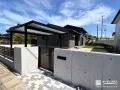RC門柱が印象的なモダンスタイルの新築外構