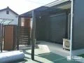 愛犬とくつろげる屋根付きのテラス