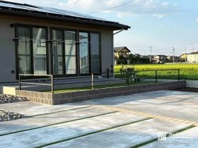 家族で過ごす開放感のあるおしゃれな庭[施工後]