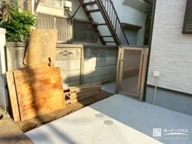 防犯性を高めるための門扉[施工後]