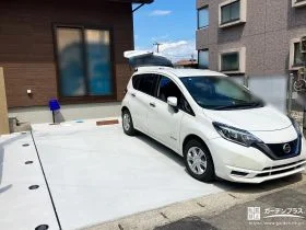 お車をスムーズに出し入れできる駐車スペース[施工後]