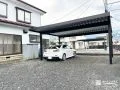 自然災害にも強いスチール折板屋根のカーポート
