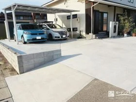 敷地の広さとコストに配慮した外構リフォーム工事