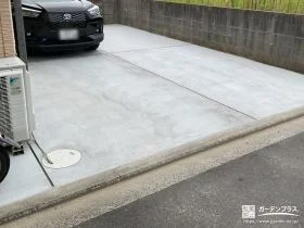 平らな地面が快適な駐車スペース[施工後]