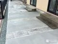 砂利目地入りのコンクリート打設でお庭を使いやすくした工事