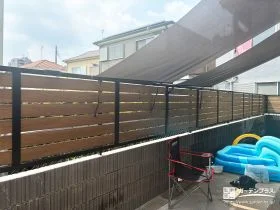 雑草対策をしながらもおしゃれなプライベートテラスに[施工後]