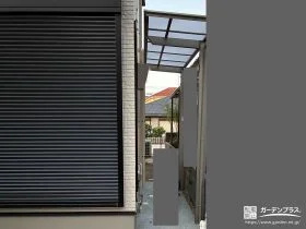 自転車を雨に濡れずに保管できるテラス屋根[施工後]