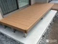 人工木製で永く綺麗にお使いいただけるウッドデッキ