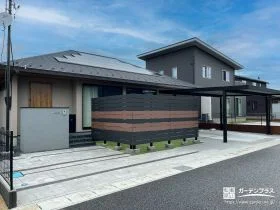 細部にこだわりがつまったおしゃれな新築外構