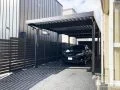 スチール折板屋根のカーポートで安心の駐車スペースに