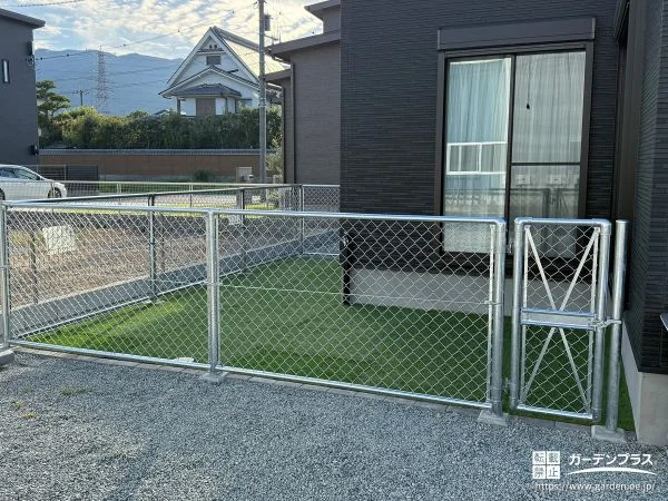 ワンちゃんが伸び伸びと走り回れるクローズのドッグラン工事