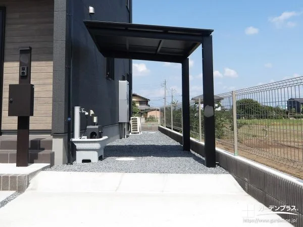 No.27411 スロープを設け自転車の出し入れがスムーズになったお庭工事[施工後]