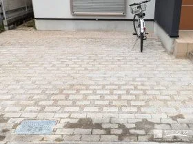 雑草に悩まされないよに整えた洗い出し仕上げのリフォーム工事