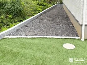 境界ラインを整える化粧ブロック[施工後]