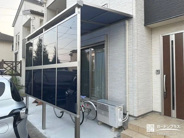 No.27483 テラス屋根付きで雨を気にせず使える便利な駐輪スペース工事[施工後]