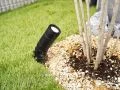 植栽を照らすスポットライト