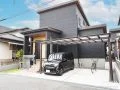 直線ラインがスタイリッシュなお住まいに調和する新築外構